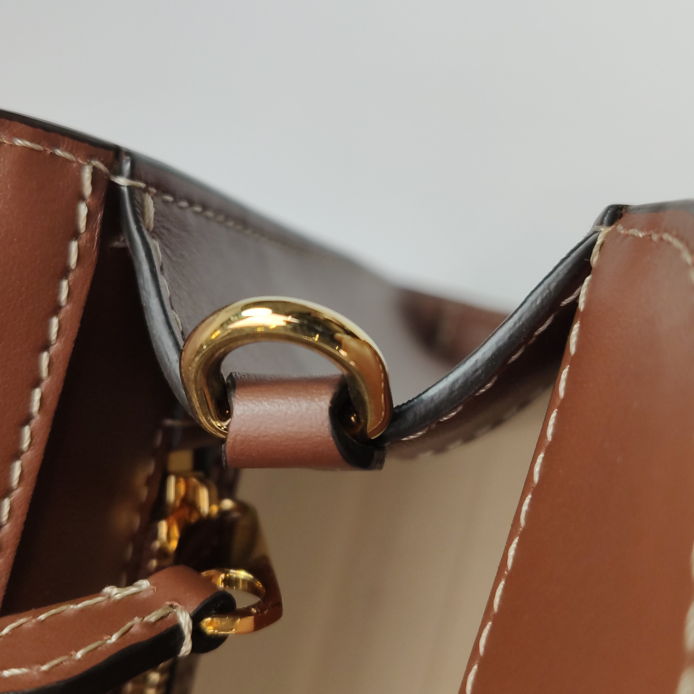 Burberry Logo Pocket Tote Canvas with Leather Mini — photo 11 of 13