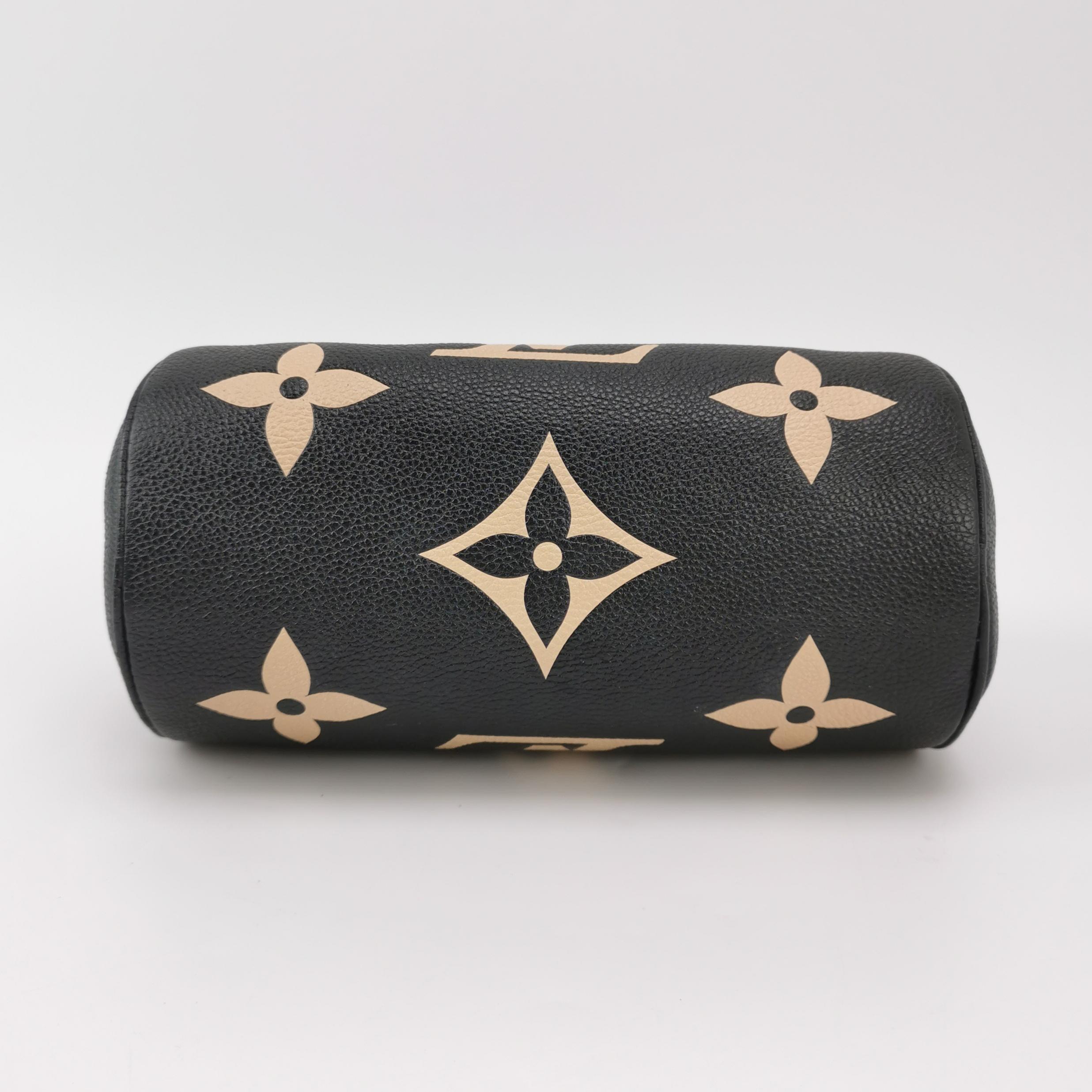 Louis Vuitton Papillon Handbag Bicolor Monogram Empreinte Giant BB