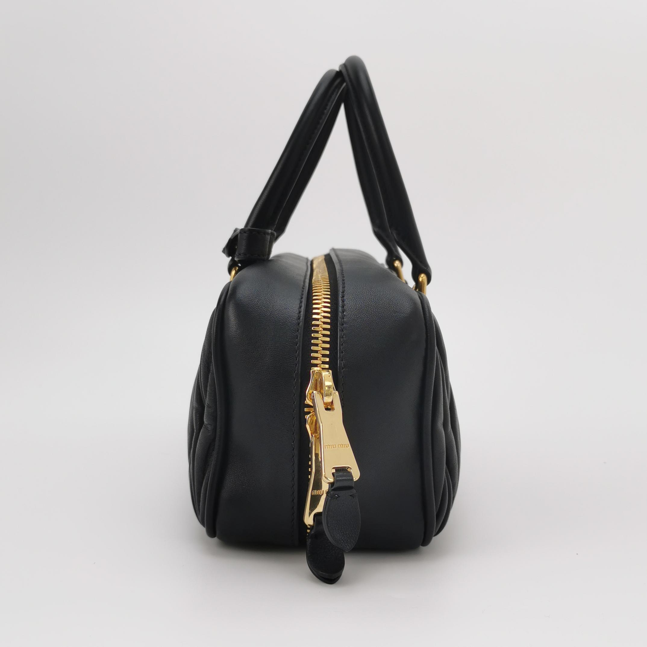 Miu Miu Arcadie Top Handle Bag Matelasse Leather Large — photo 4 of 25