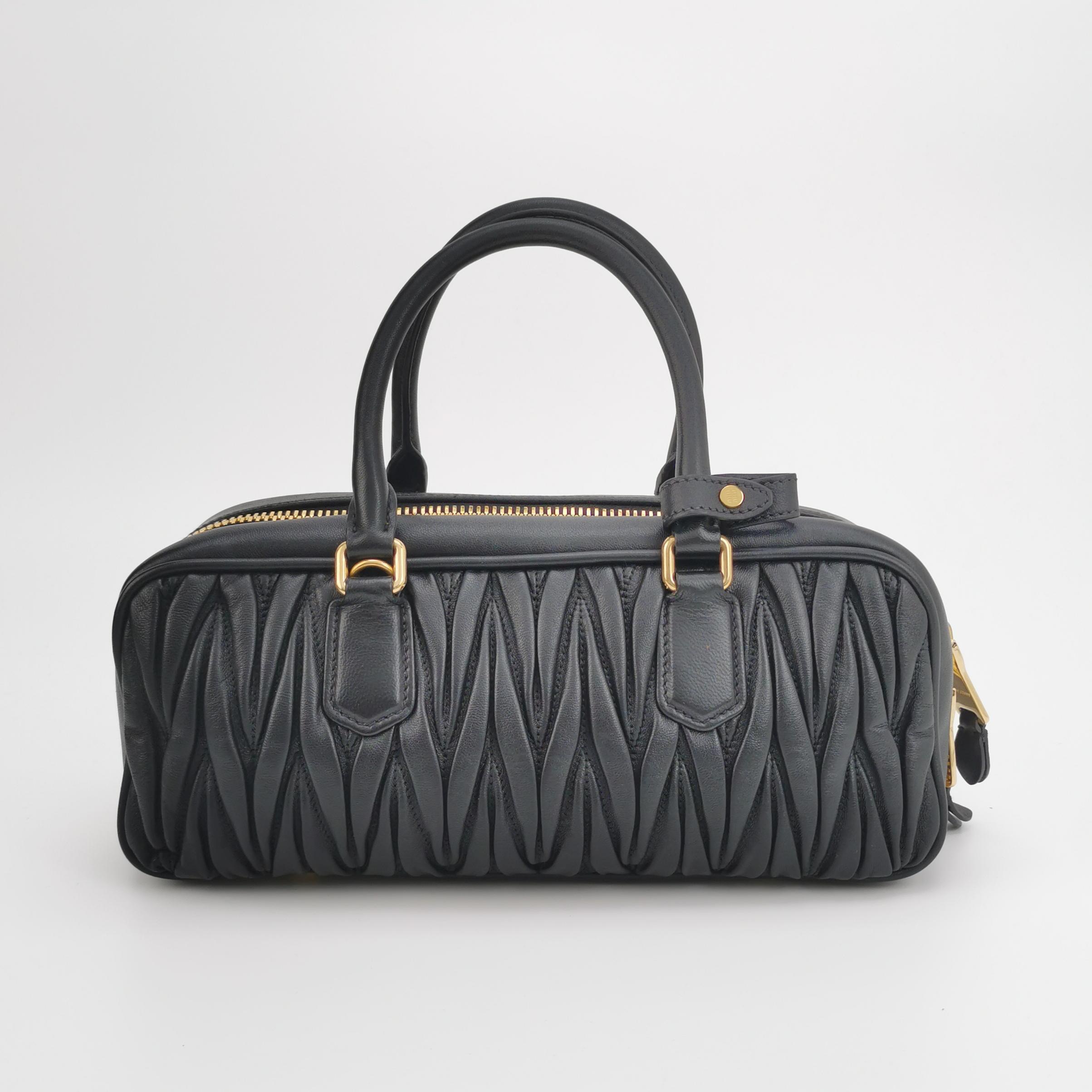 Miu Miu Arcadie Top Handle Bag Matelasse Leather Large — photo 5 of 25