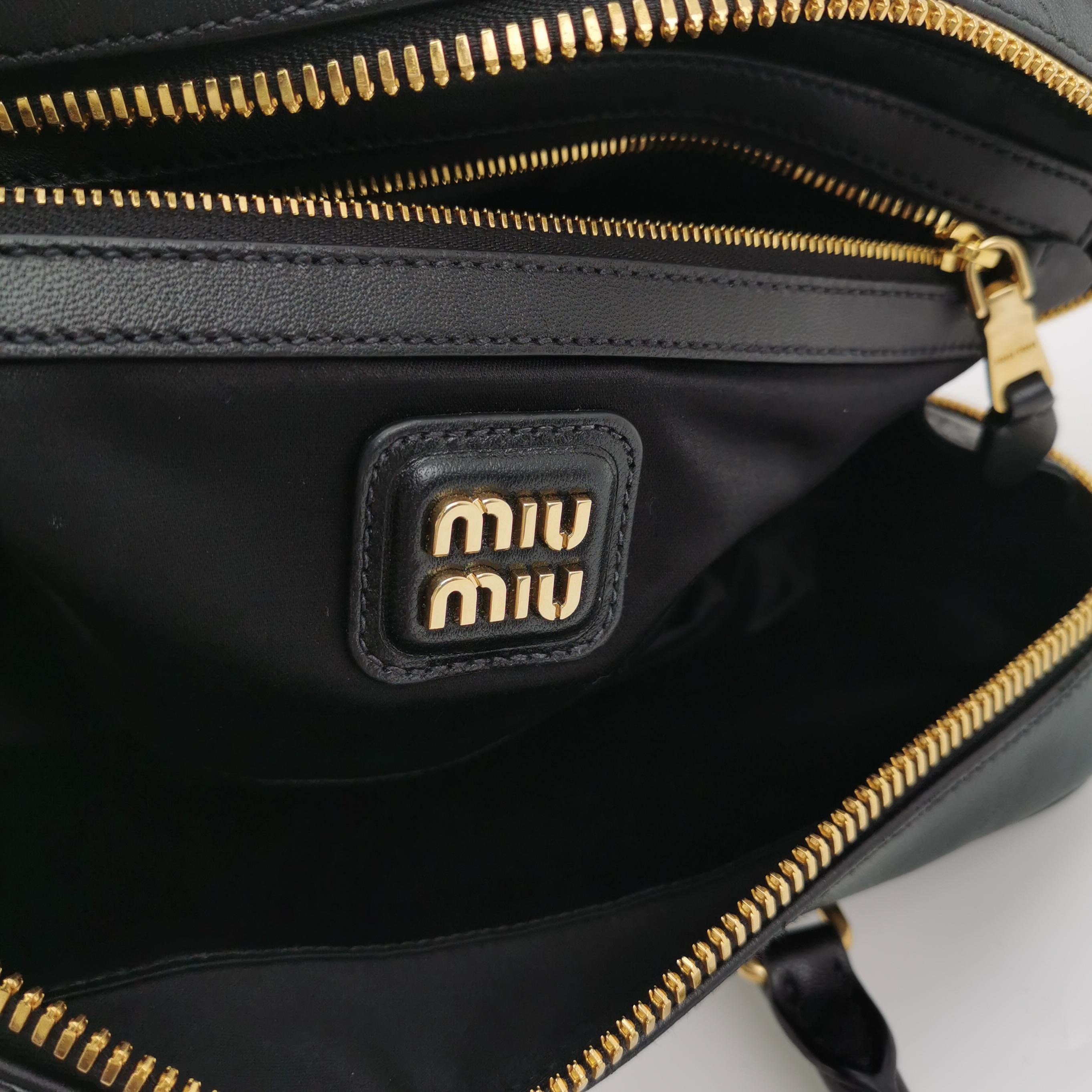 Miu Miu Arcadie Top Handle Bag Matelasse Leather Large — photo 9 of 25