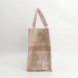 Christian Dior Book Tote Embroidered Canvas Medium — thumbnail 4