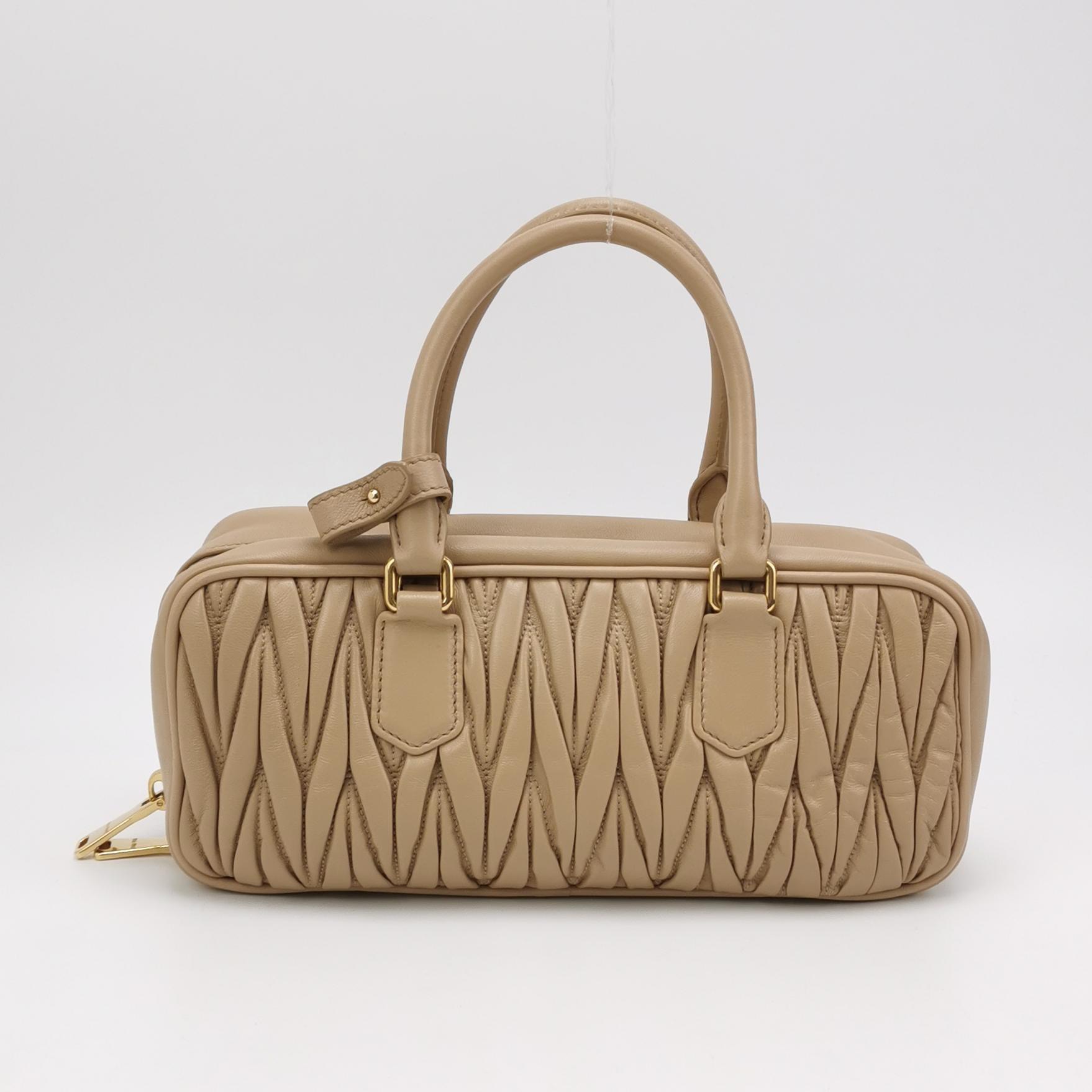 Miu Miu Arcadie Top Handle Bag Matelasse Leather Large — photo 5 of 19
