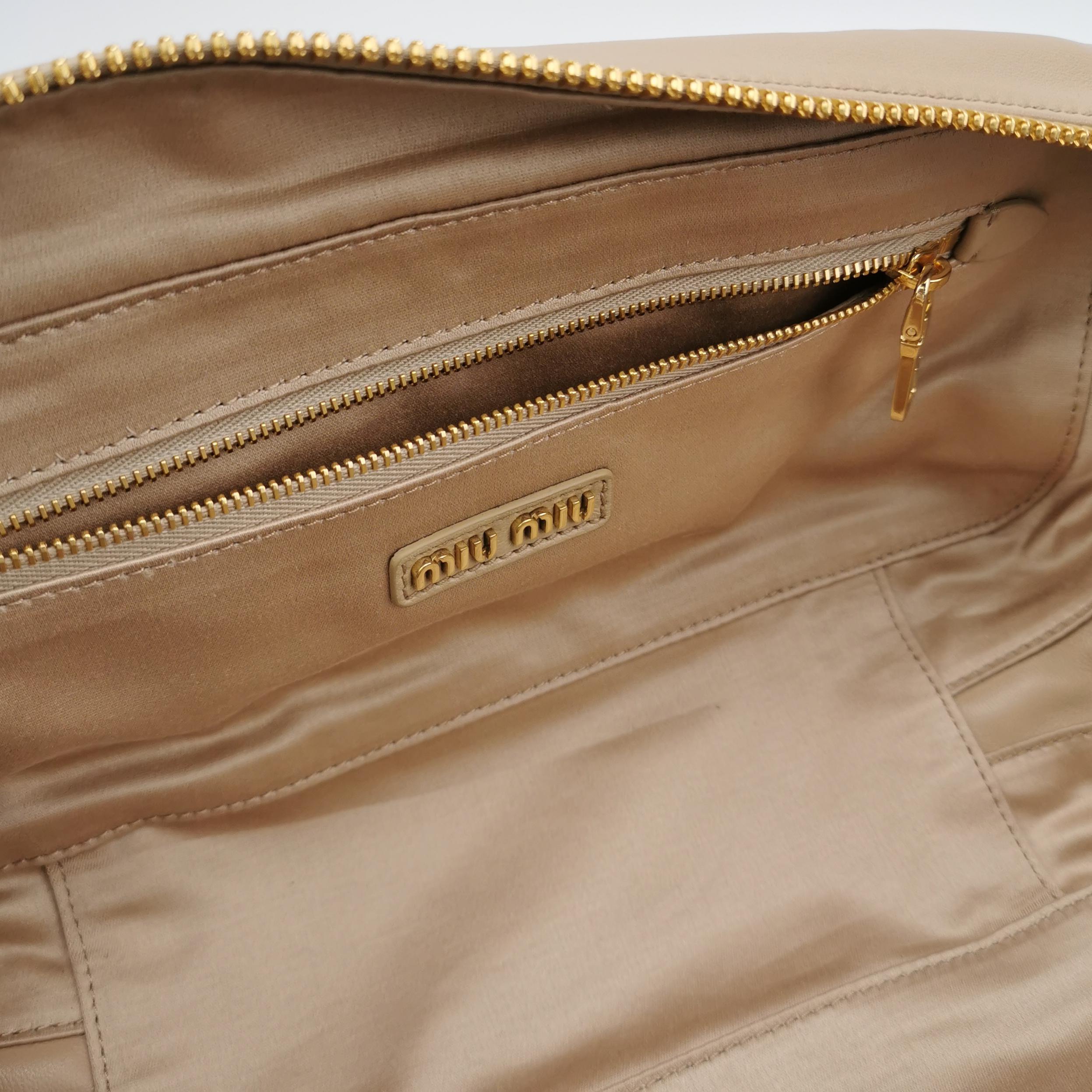 Miu Miu Arcadie Top Handle Bag Matelasse Leather Large — photo 8 of 19
