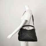 Louis Vuitton(LV) Braided Handle Beaubourg Hobo Mahina Leather MM — thumbnail 2