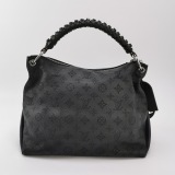 Louis Vuitton(LV) Braided Handle Beaubourg Hobo Mahina Leather MM — thumbnail 5