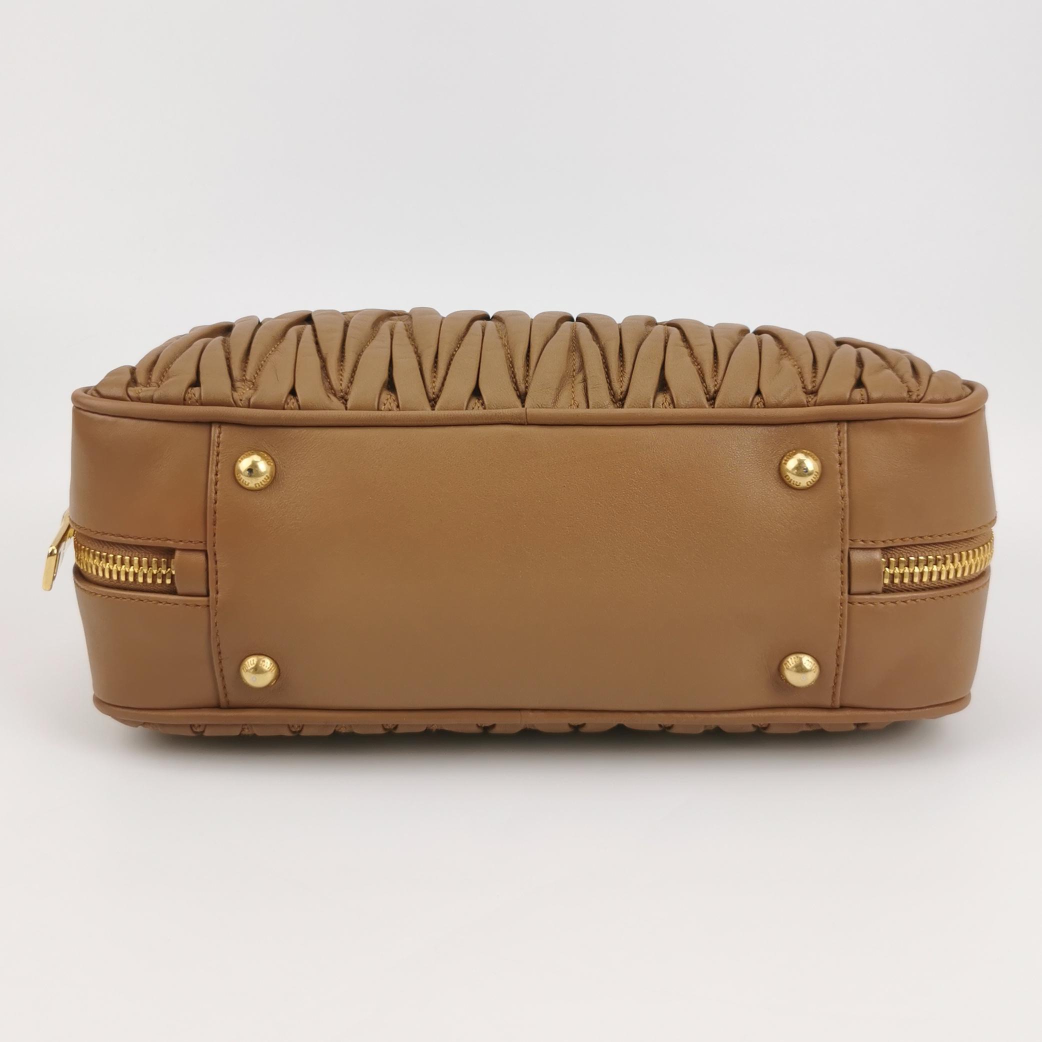 Miu Miu Arcadie Top Handle Bag Matelasse Leather Large — photo 6 of 25