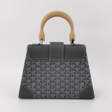 Goyard Saigon Top Handle Bag Coated Canvas with Leather PM — thumbnail 5