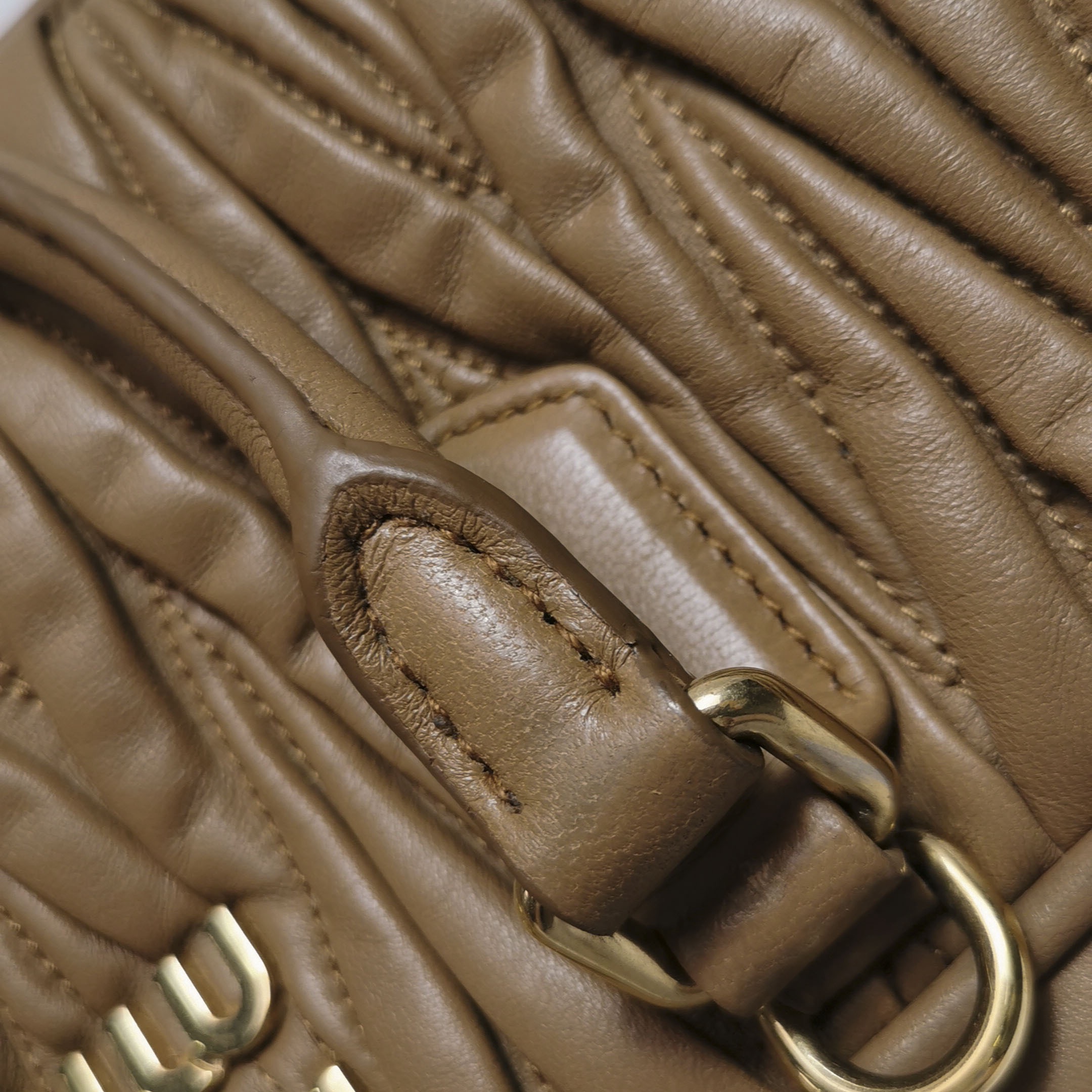 Miu Miu Arcadie Top Handle Bag Matelasse Leather Large — photo 14 of 25
