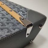 Goyard Saigon Top Handle Bag Coated Canvas with Leather PM — thumbnail 11