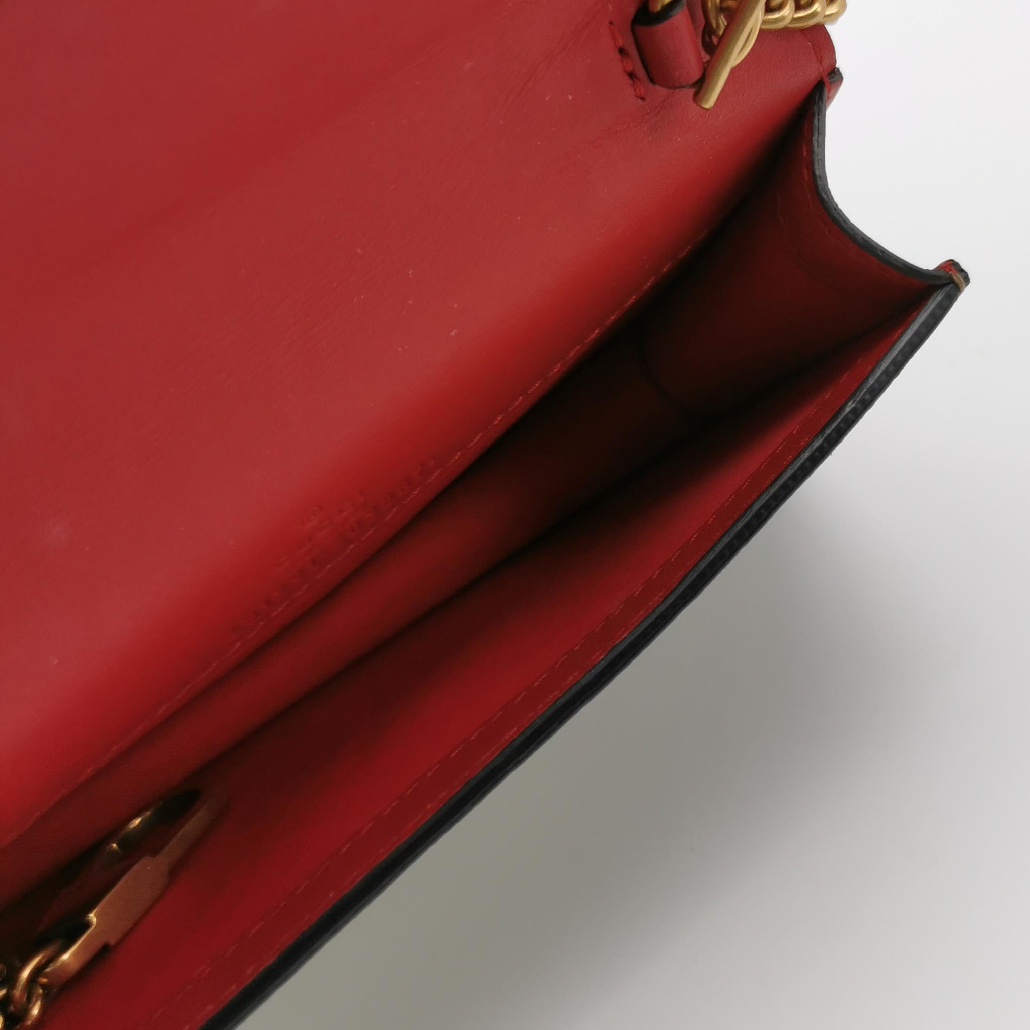 Gucci Cherries Wallet on Chain GG Coated Canvas Mini — photo 7 of 19