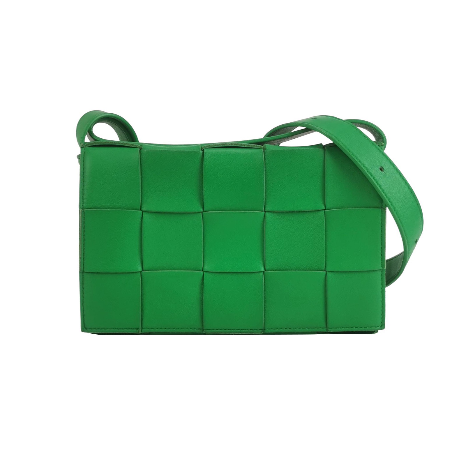 Bottega Veneta Cassette Crossbody Bag Maxi Intrecciato Grained Leather — photo 1 of 14