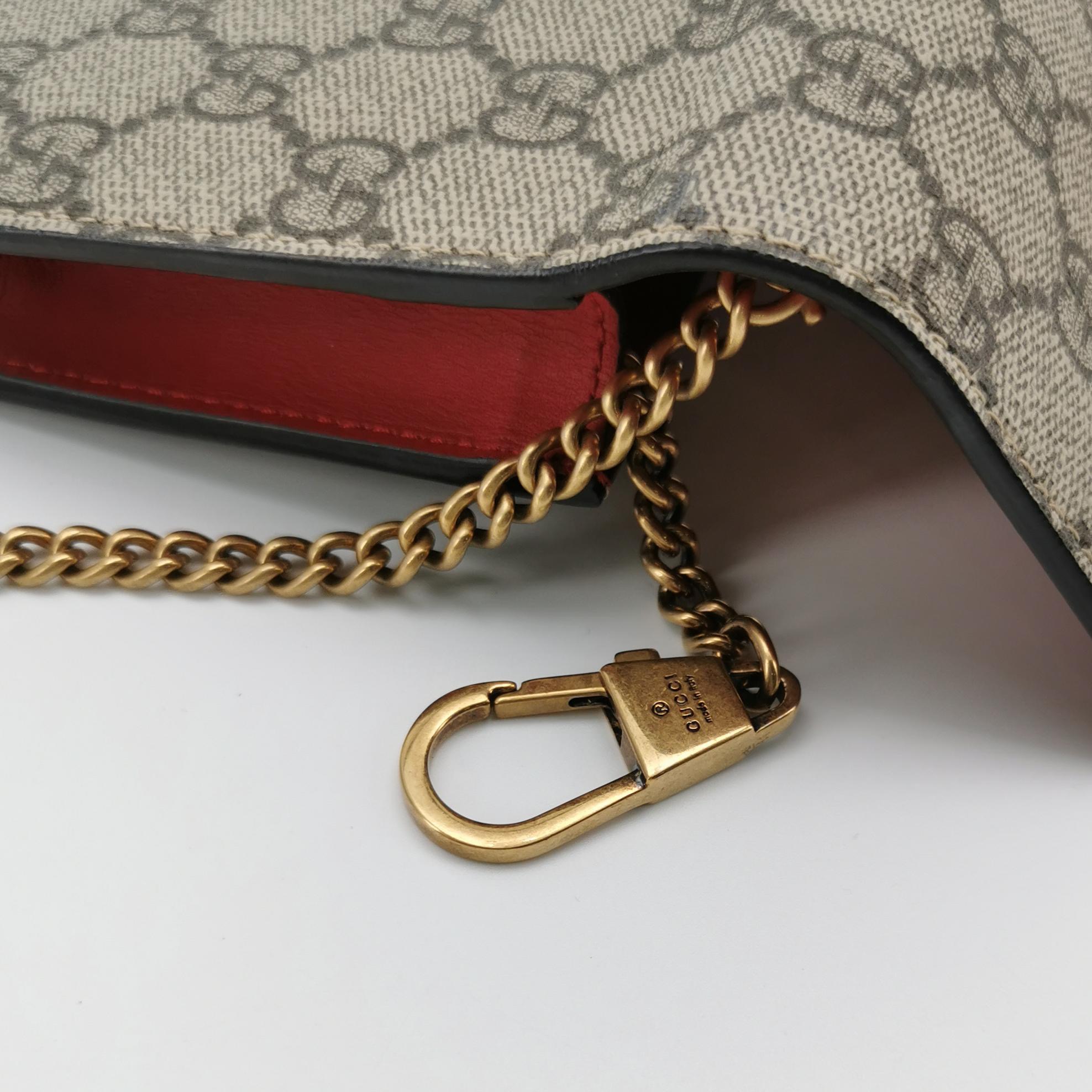 Gucci Cherries Wallet on Chain GG Coated Canvas Mini — photo 14 of 19