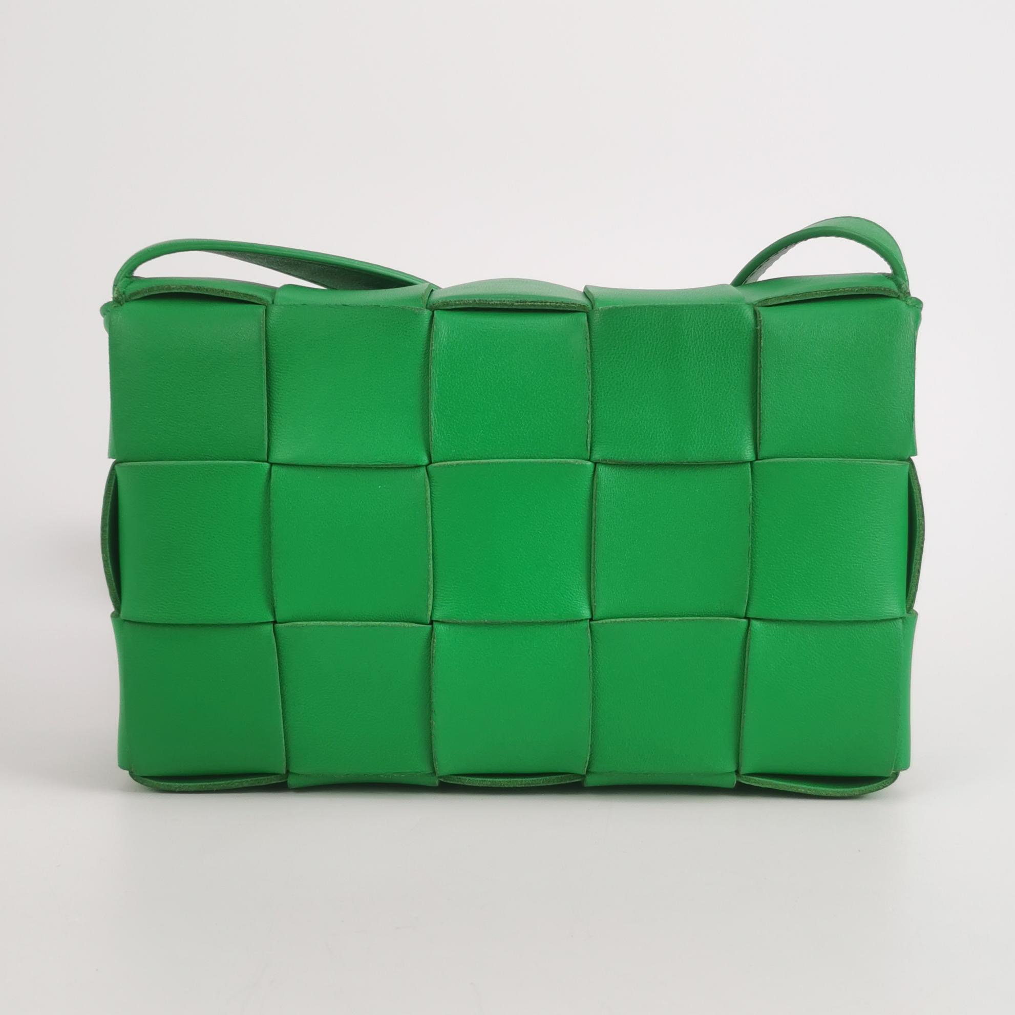 Bottega Veneta Cassette Crossbody Bag Maxi Intrecciato Grained Leather — alternate view