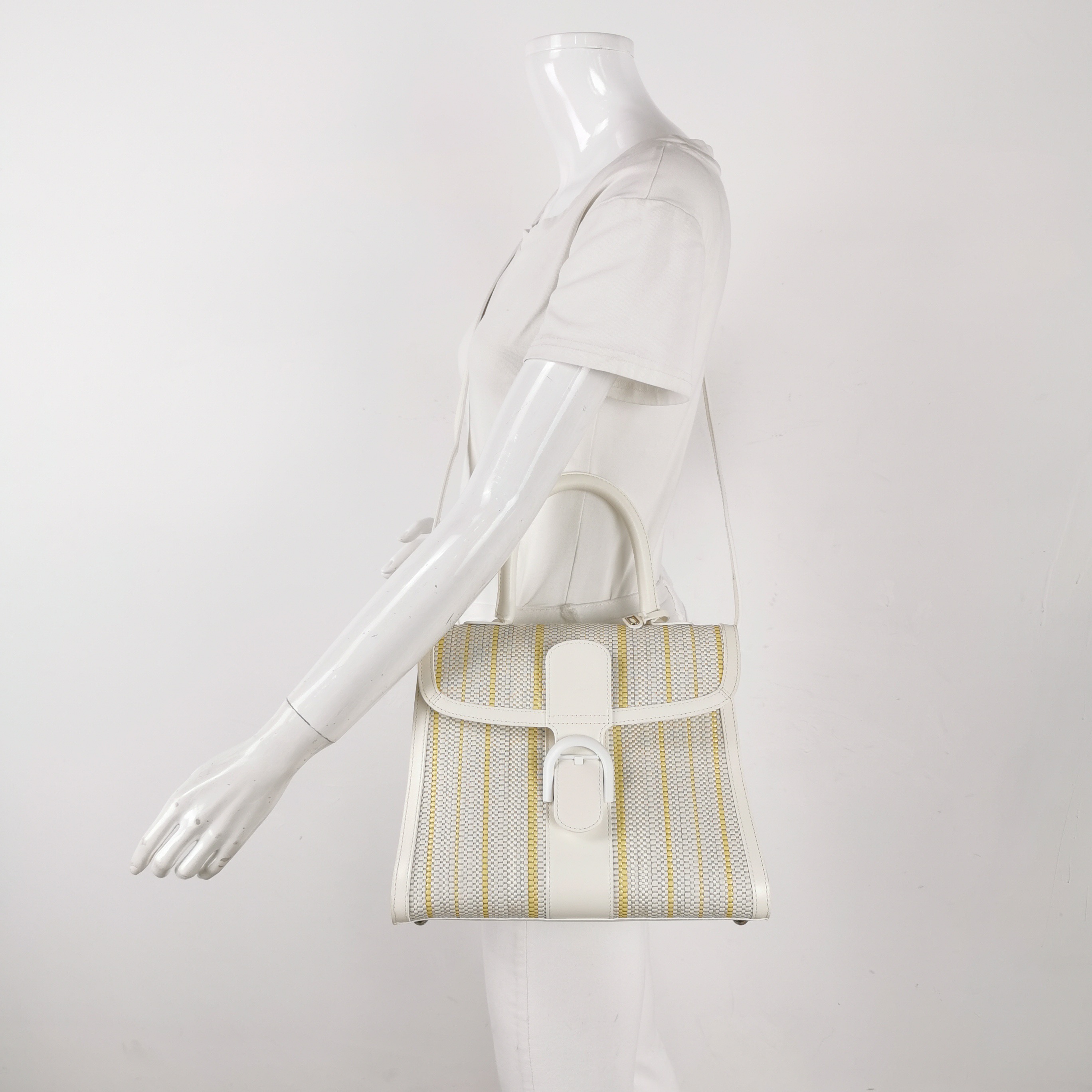 Delvaux Brillant Top Handle Bag Leather MM — alternate view