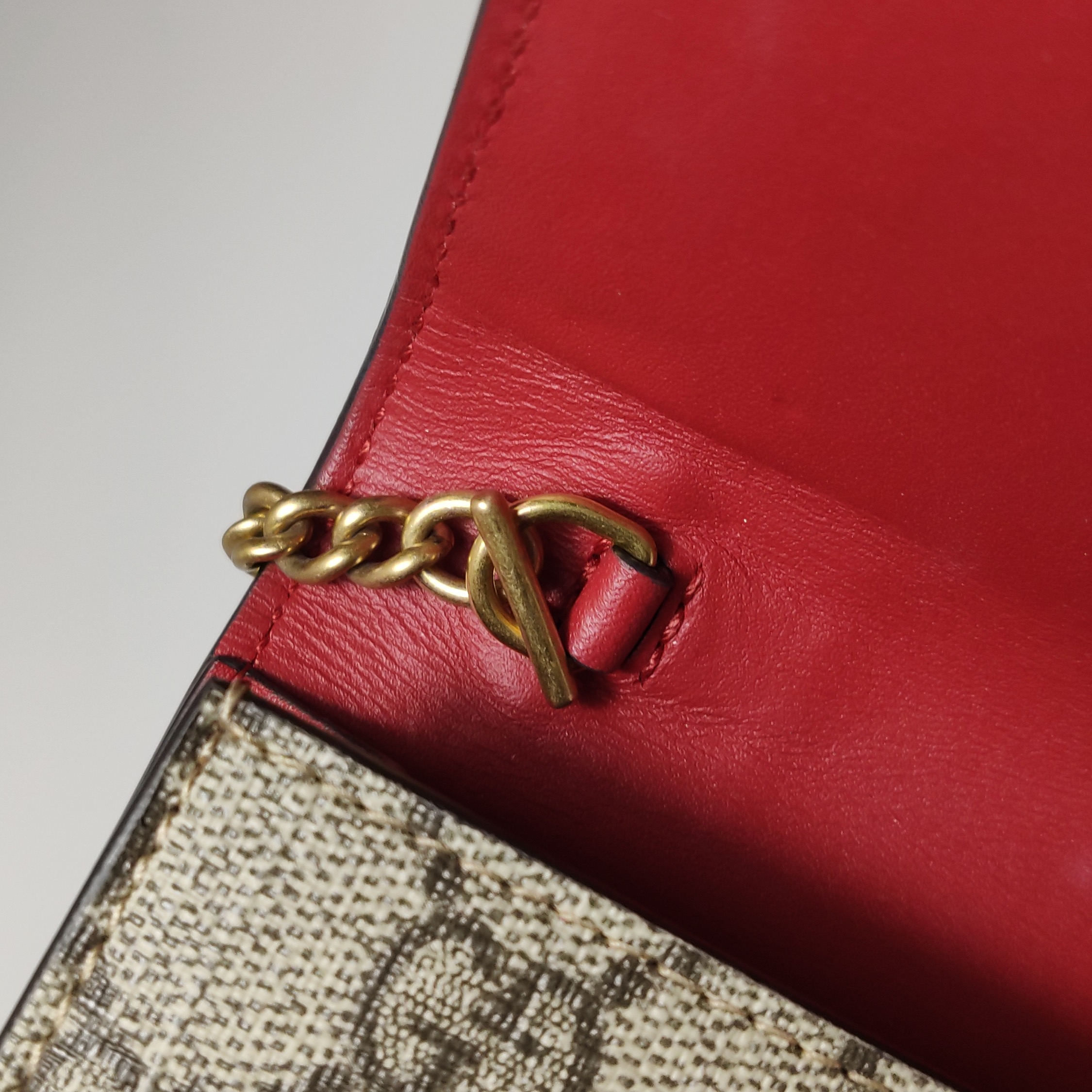 Gucci Cherries Wallet on Chain GG Coated Canvas Mini — photo 11 of 19