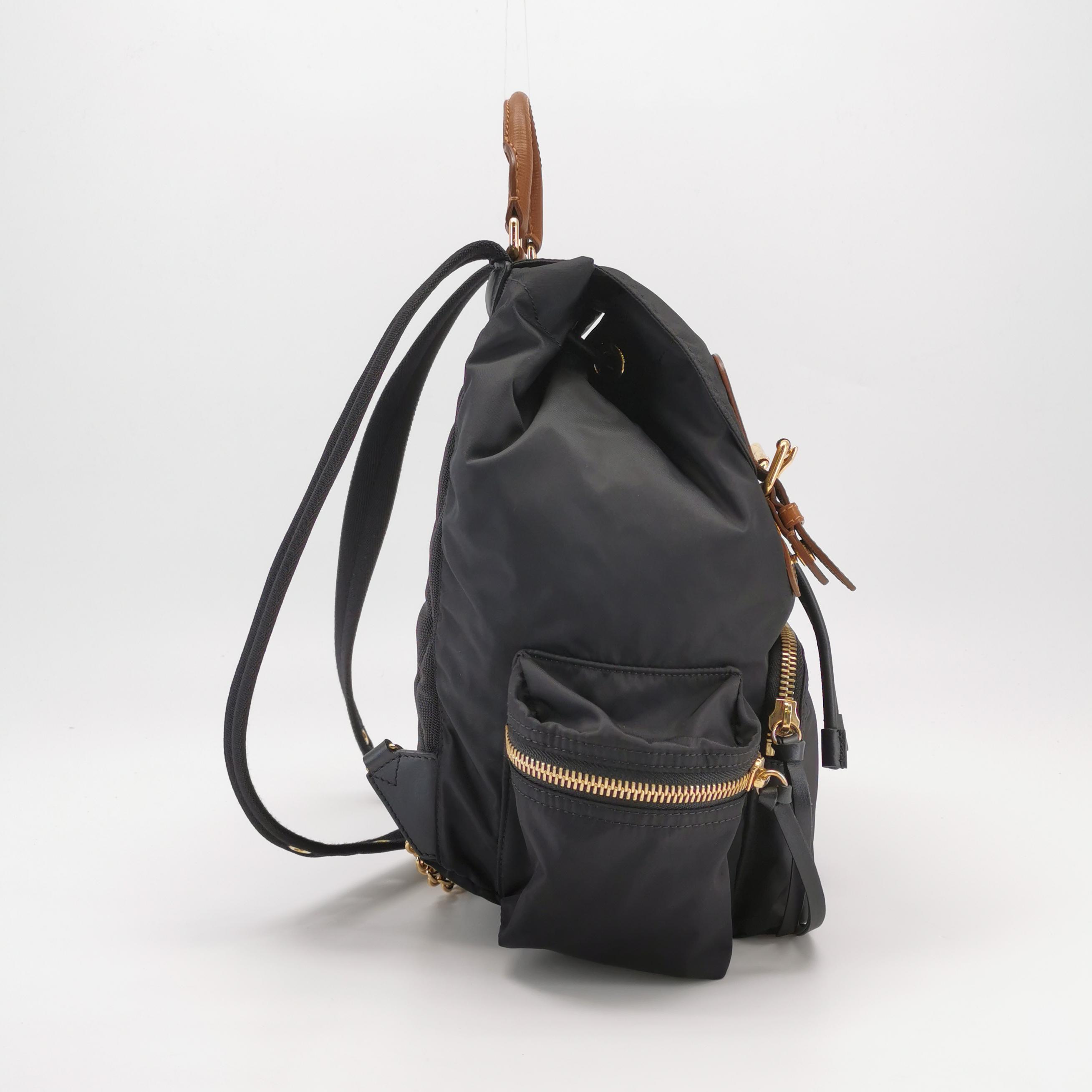 Burberry Rucksack Backpack Nylon with Leather Medium — photo 3 of 24