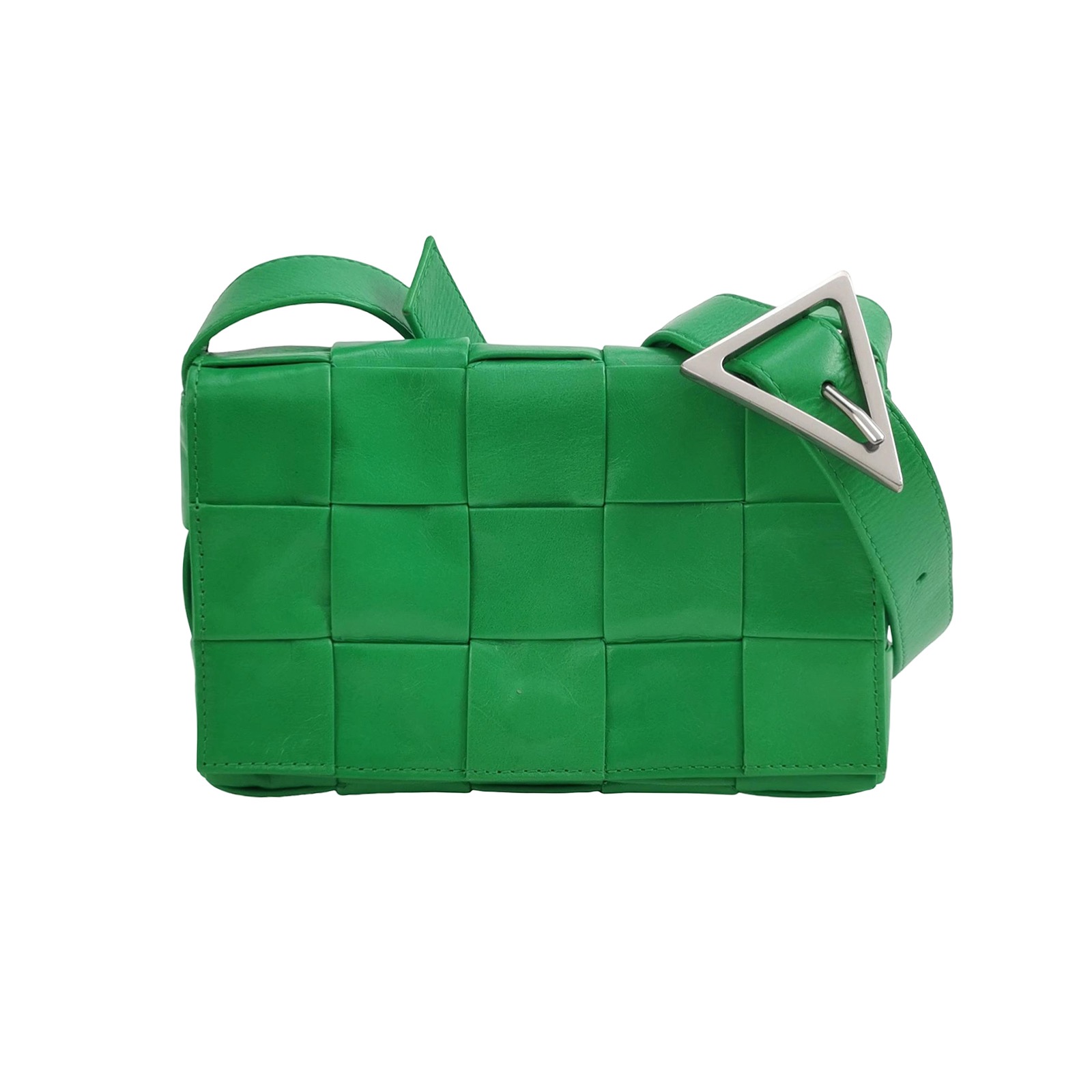 Bottega Veneta Cassette Crossbody Bag Maxi Intrecciato Grained Leather Small — photo 1 of 14