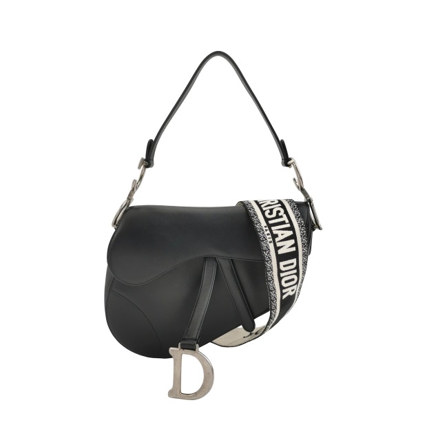 Christian Dior Saddle Handbag Leather Mini — pre-owned, Vierlot