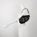 Christian Dior Saddle Handbag Leather Mini — thumbnail 2