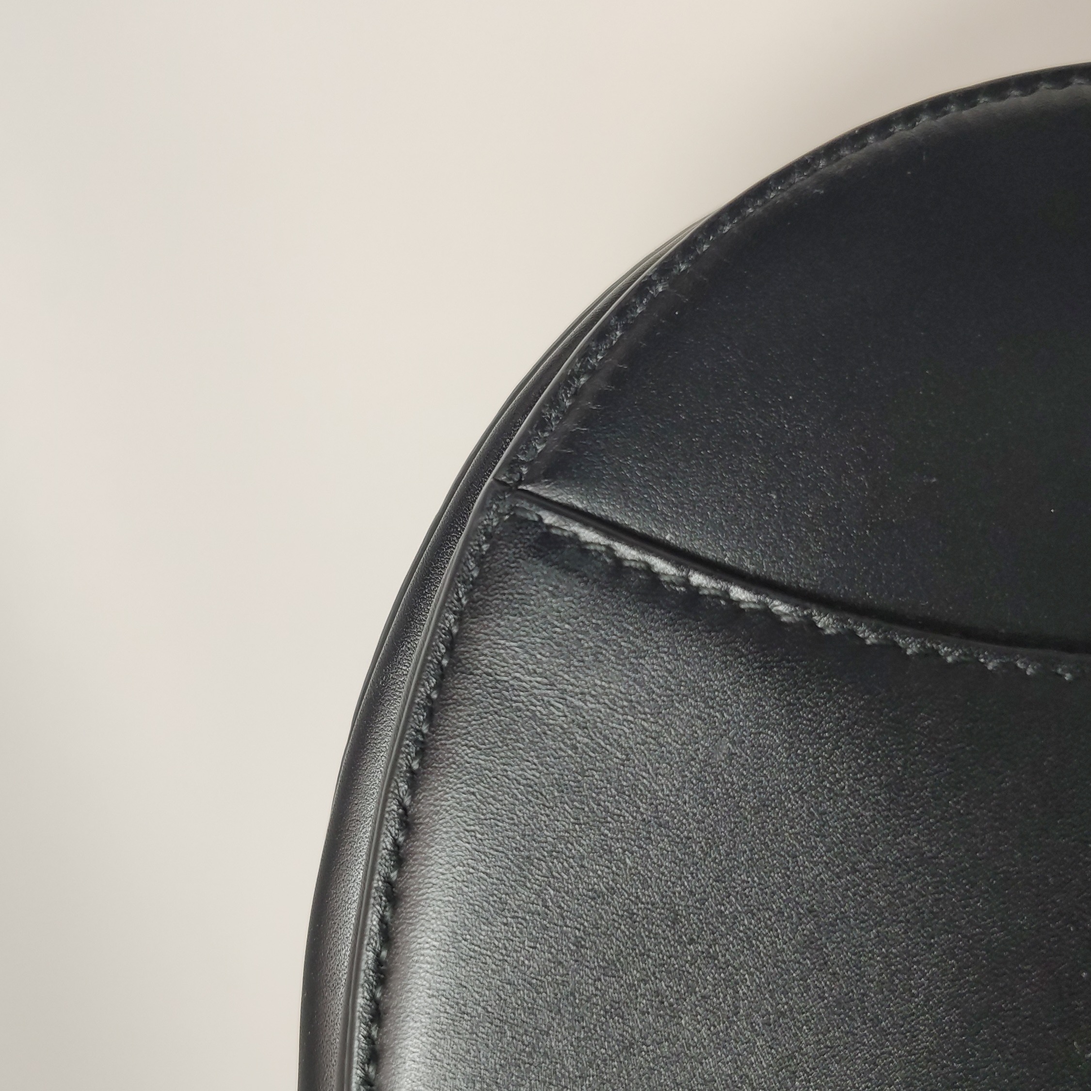 Christian Dior Saddle Handbag Leather Mini