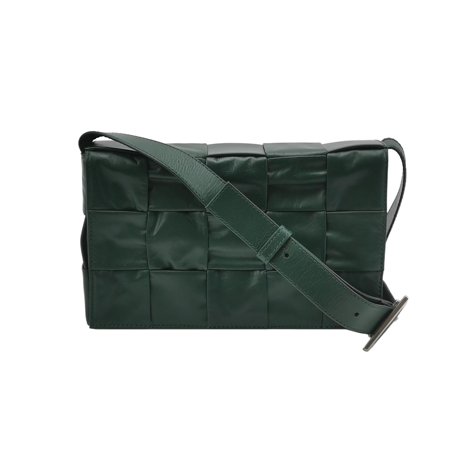 Bottega Veneta Cassette Crossbody Bag Maxi Intrecciato Leather — photo 1 of 15