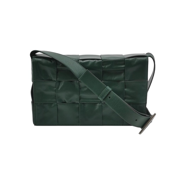 Bottega Veneta Cassette Crossbody Bag Maxi Intrecciato Leather — pre-owned, Vierlot