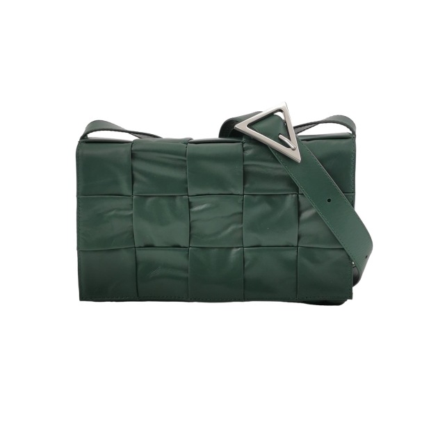 Bottega Veneta Cassette Crossbody Bag Maxi Intrecciato Leather — pre-owned, Vierlot