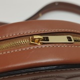 Celine Triomphe Oval Crossbody Bag Leather Mini — thumbnail 14