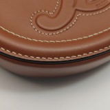 Celine Triomphe Oval Crossbody Bag Leather Mini — thumbnail 9