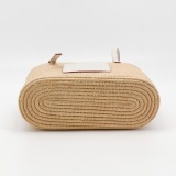 Loewe Square Basket Tote Woven Raffia Small — thumbnail 6