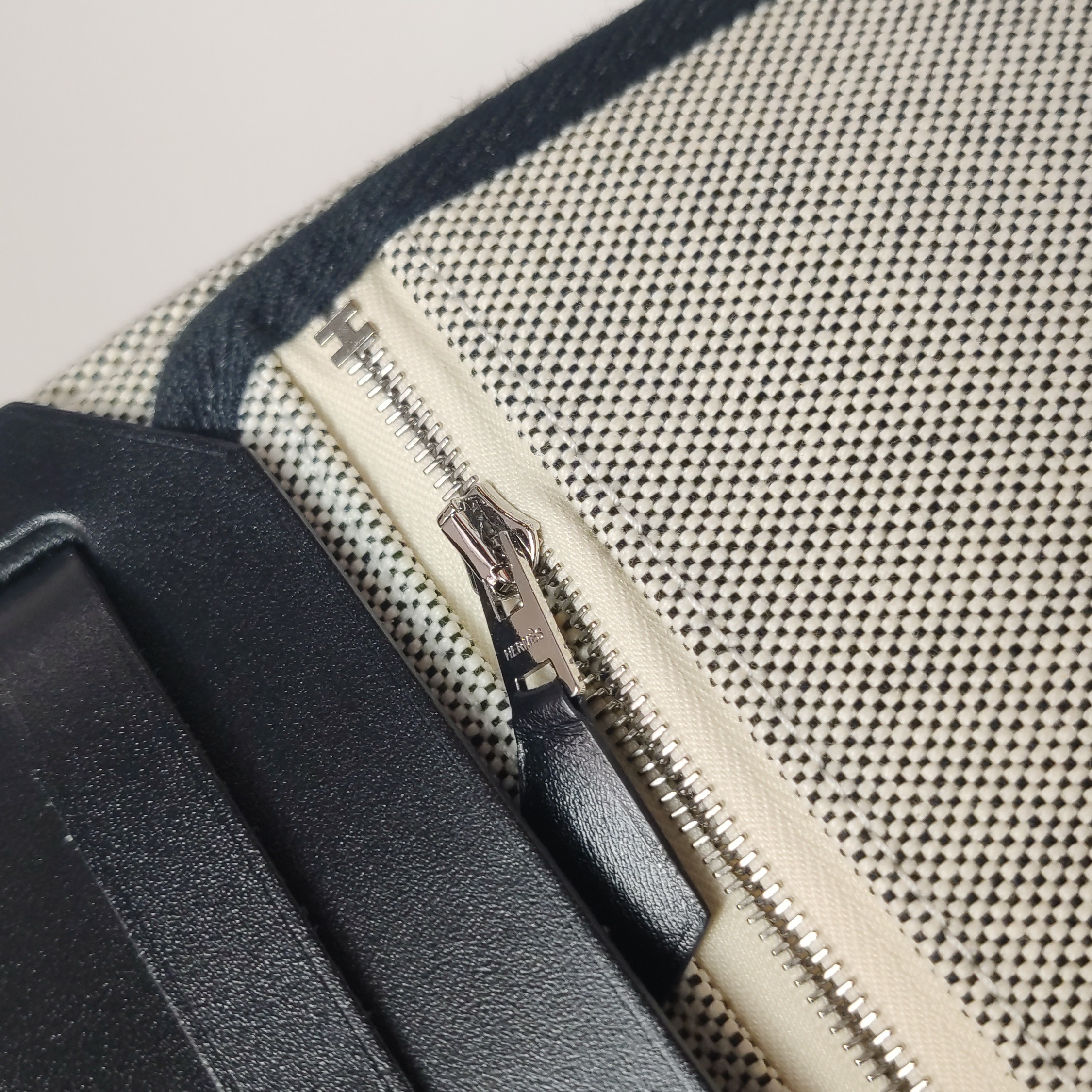 Hermes Herbag Zip Toile and Leather 20 — photo 11 of 14