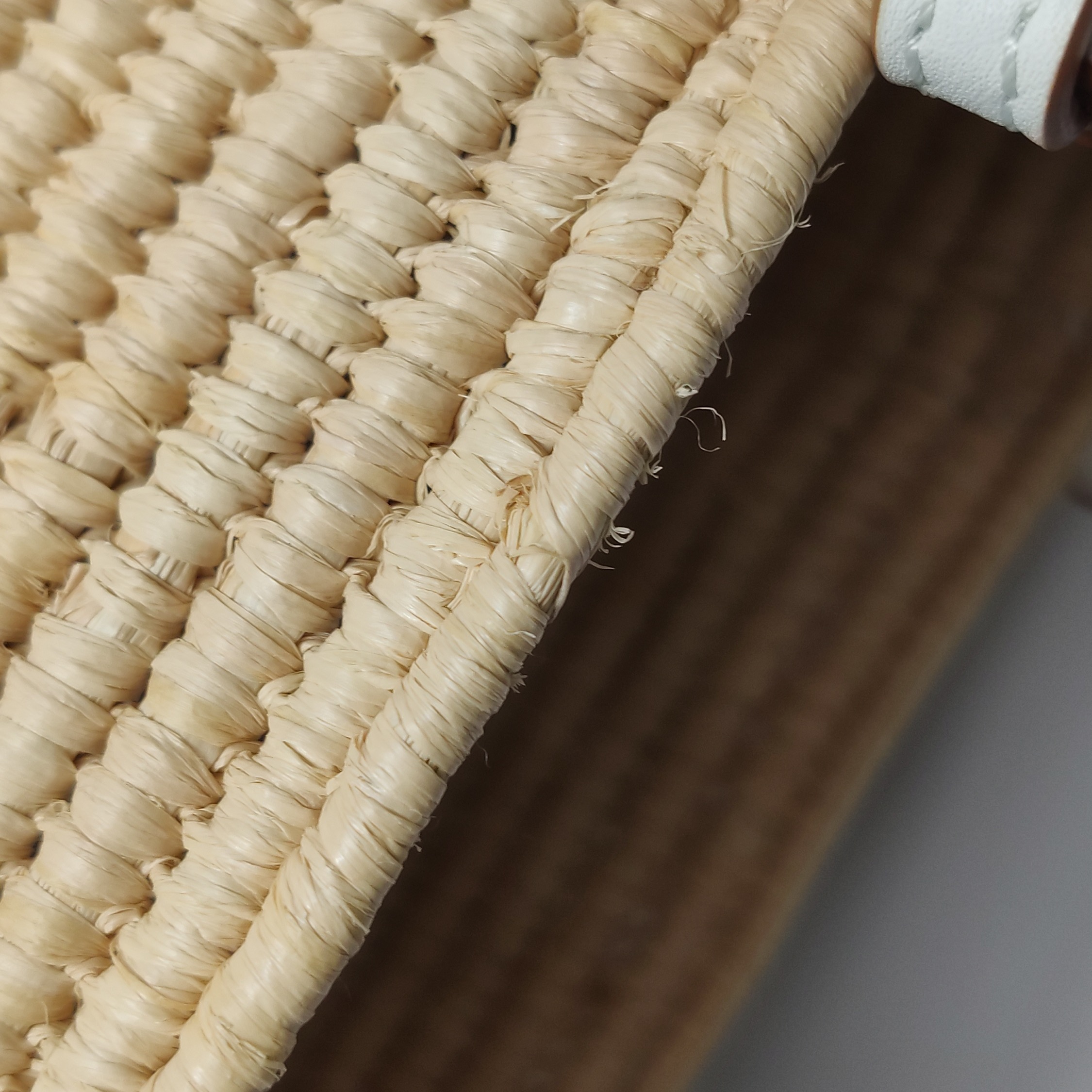Loewe Square Basket Tote Woven Raffia Small — photo 9 of 12