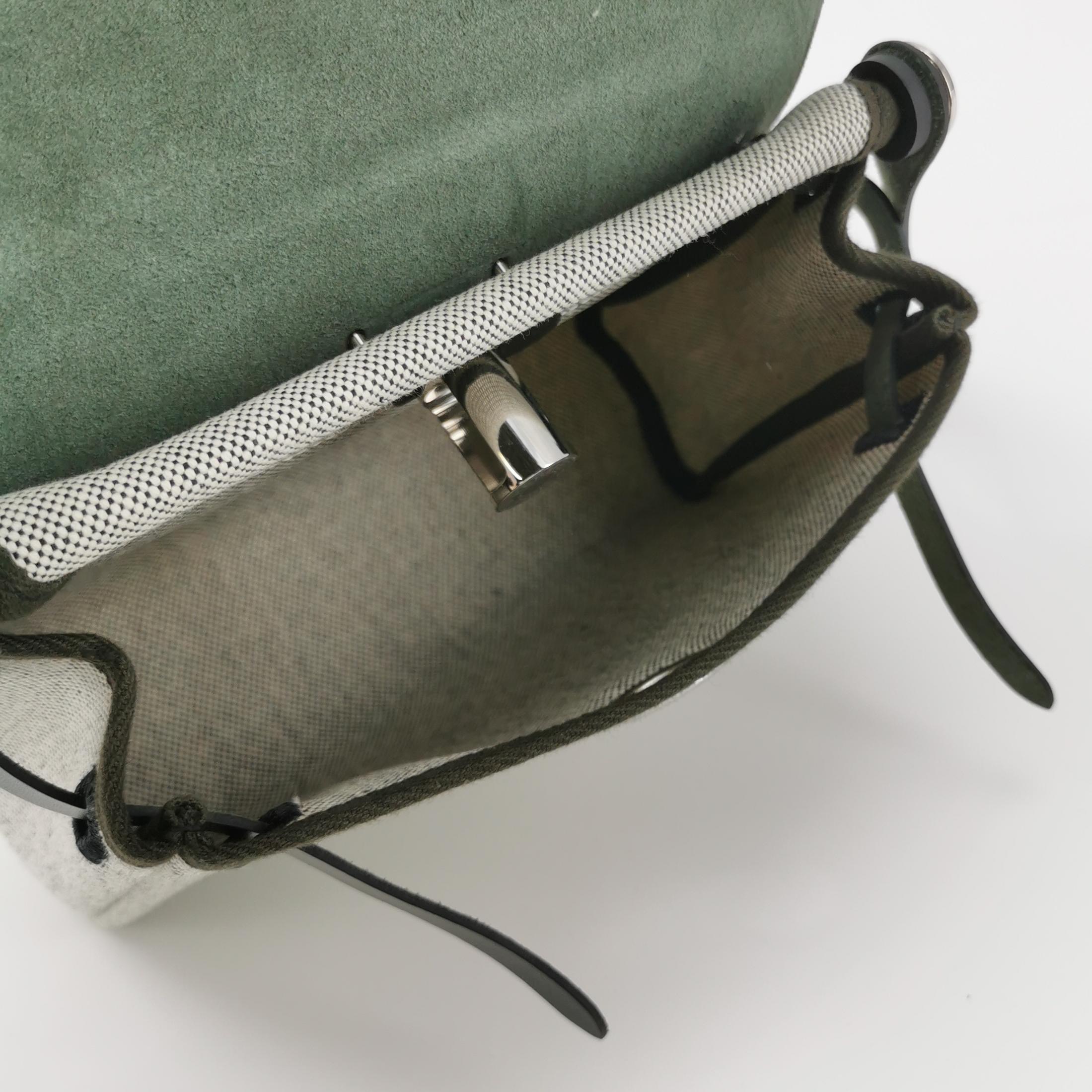Hermes Herbag Zip Toile and Leather 20 — photo 7 of 15