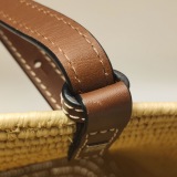 Loewe Square Basket Tote Woven Raffia Small — thumbnail 15