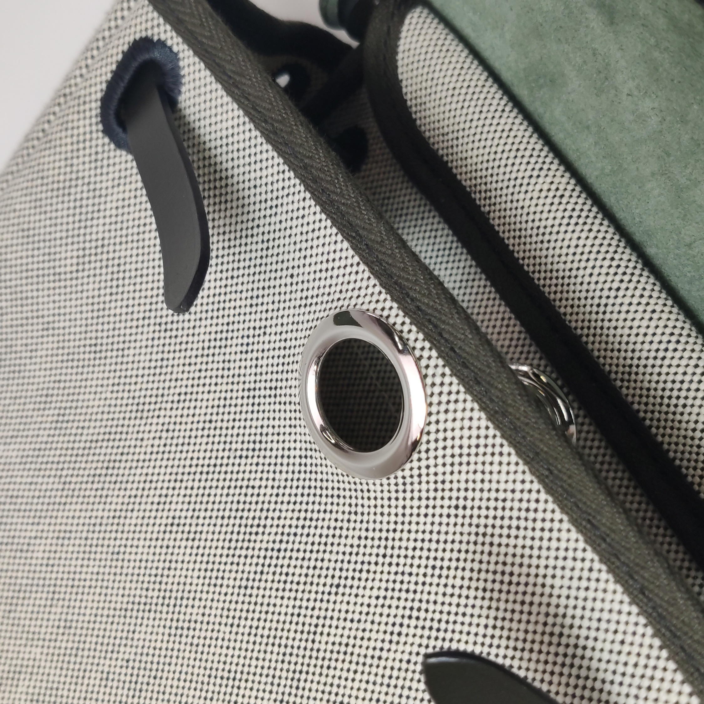 Hermes Herbag Zip Toile and Leather 20 — photo 9 of 15