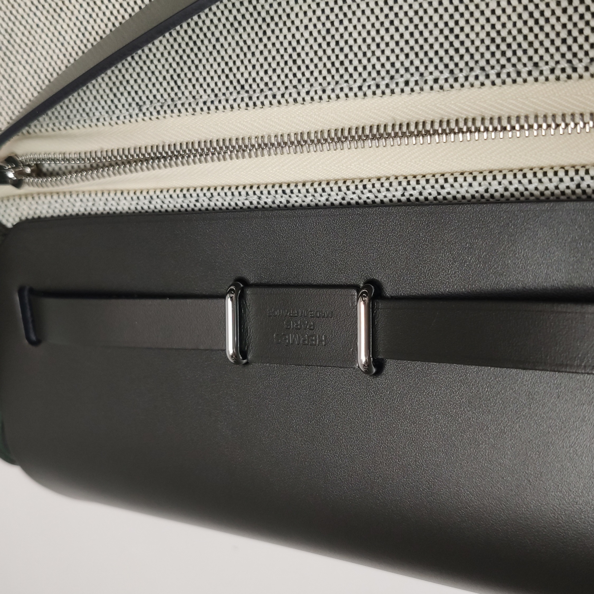 Hermes Herbag Zip Toile and Leather 20 — photo 15 of 15