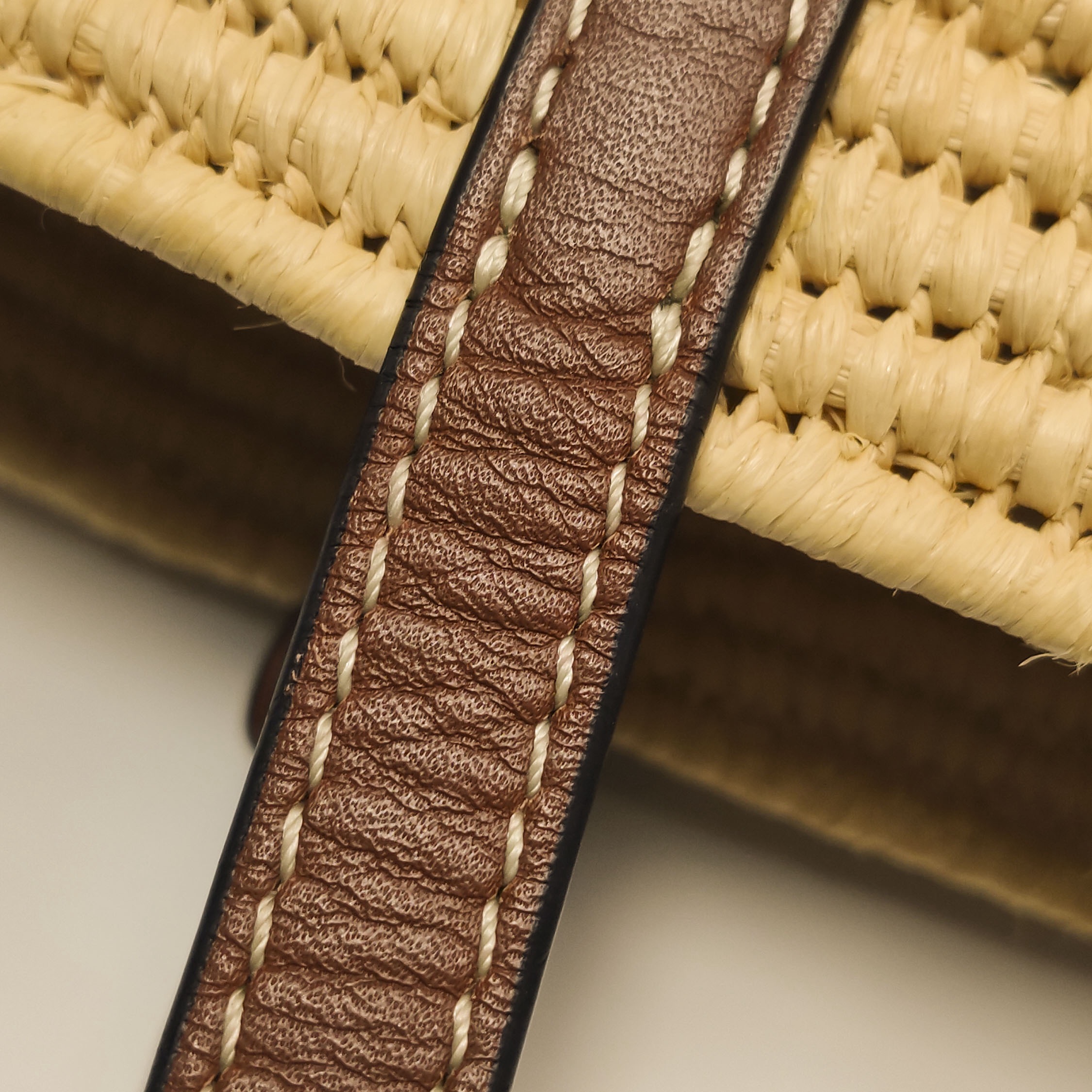 Loewe Square Basket Tote Woven Raffia Small — photo 14 of 16