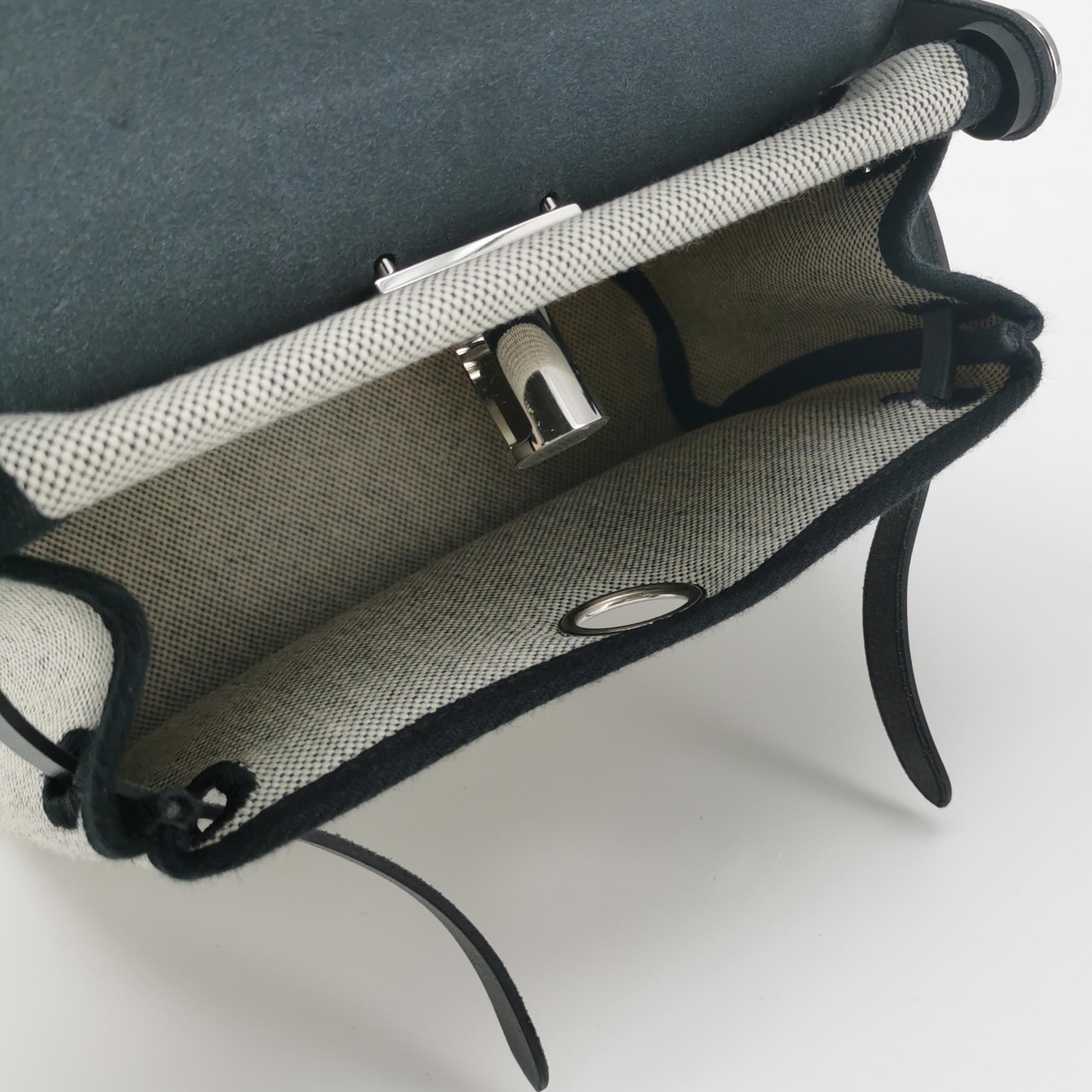 Hermes Herbag Zip Toile and Leather 20 — photo 7 of 14