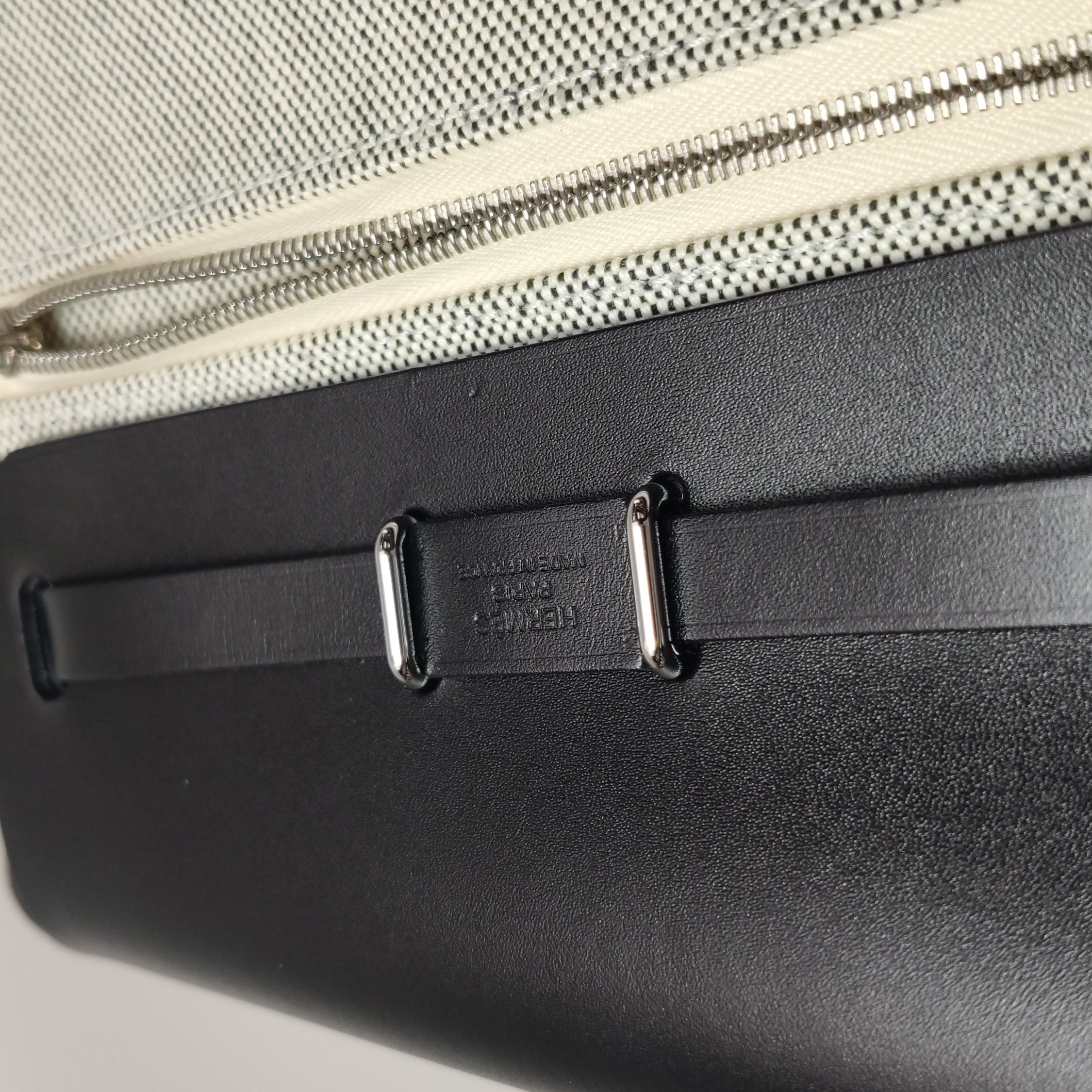 Hermes Herbag Zip Toile and Leather 20 — photo 11 of 14