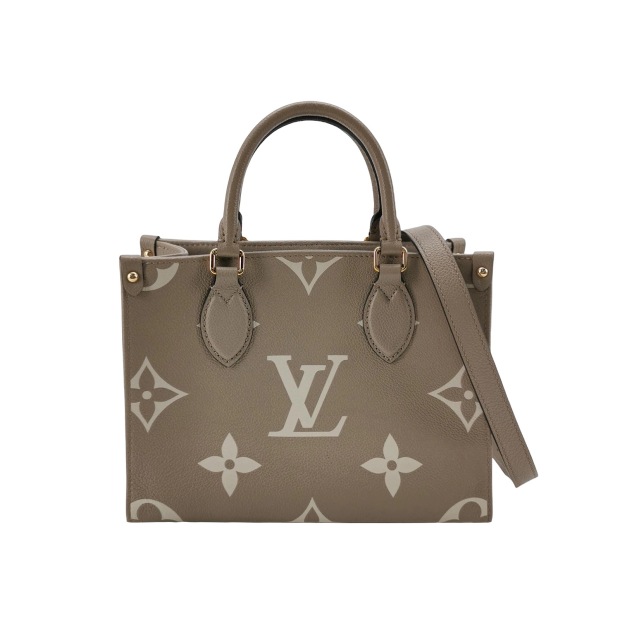 Louis Vuitton(LV) OnTheGo Tote Bicolor Monogram Empreinte Giant PM — pre-owned, Vierlot