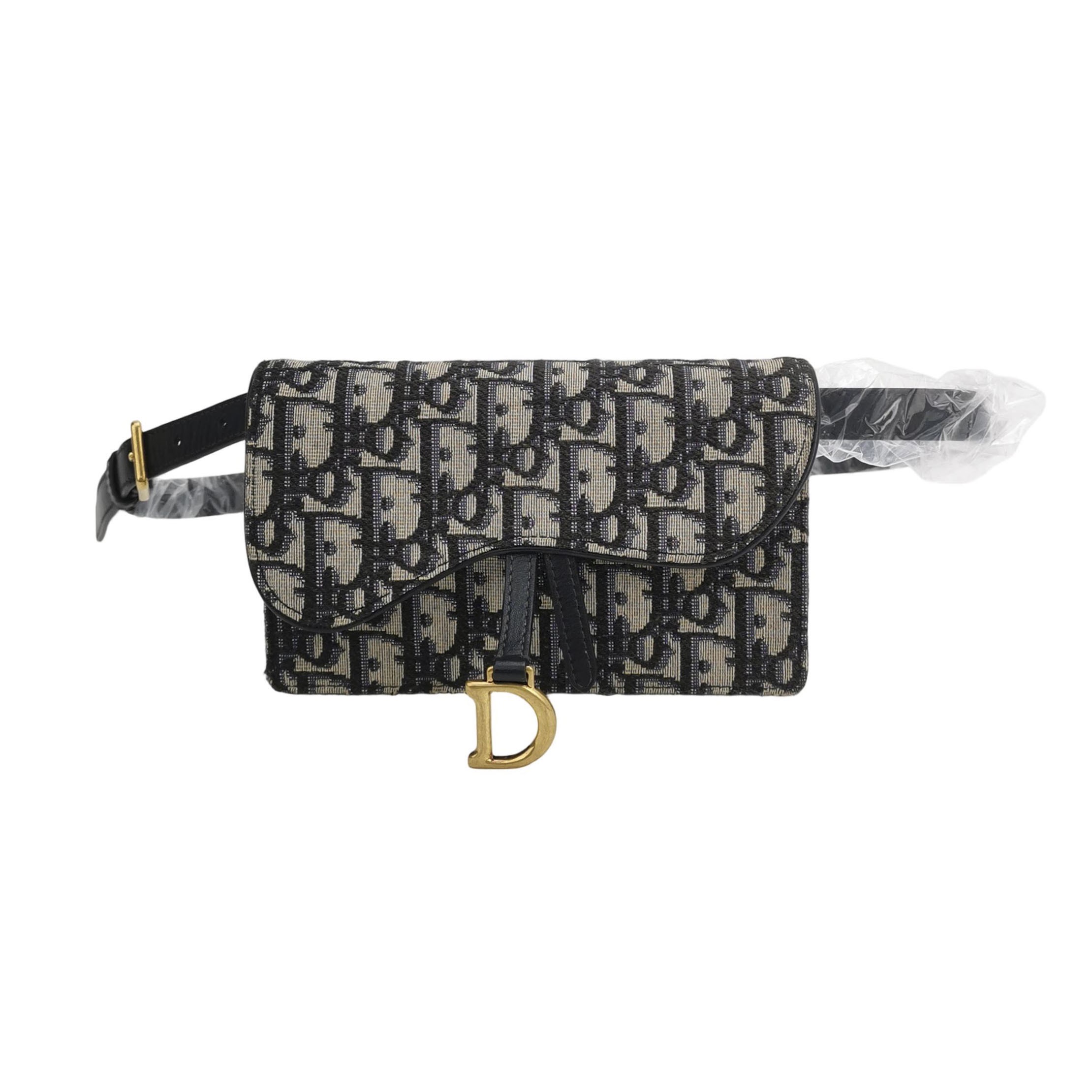 Christian Dior Saddle Rectangular Belt Bag Oblique Canvas