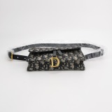 Christian Dior Saddle Rectangular Belt Bag Oblique Canvas — thumbnail 6