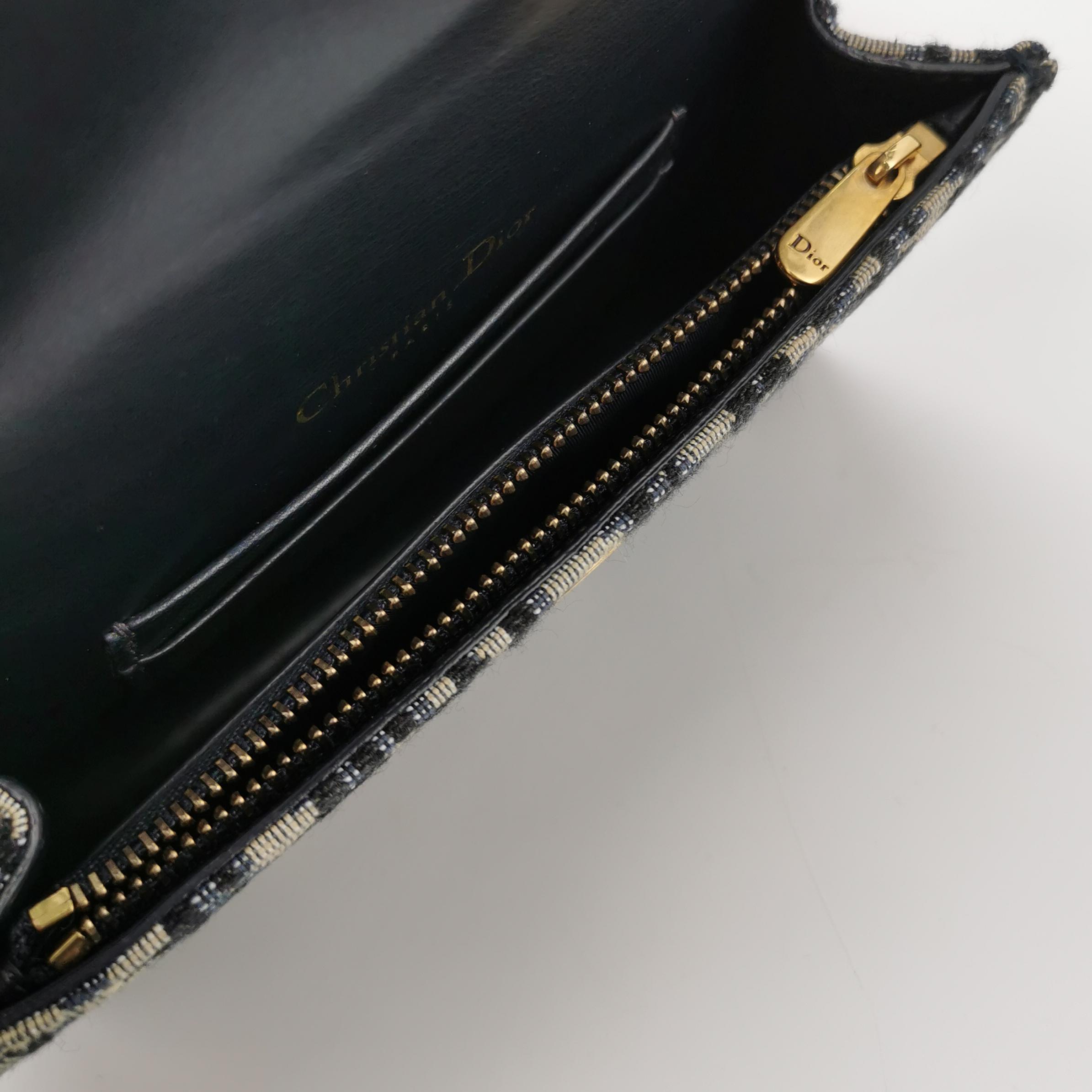 Christian Dior Saddle Rectangular Belt Bag Oblique Canvas