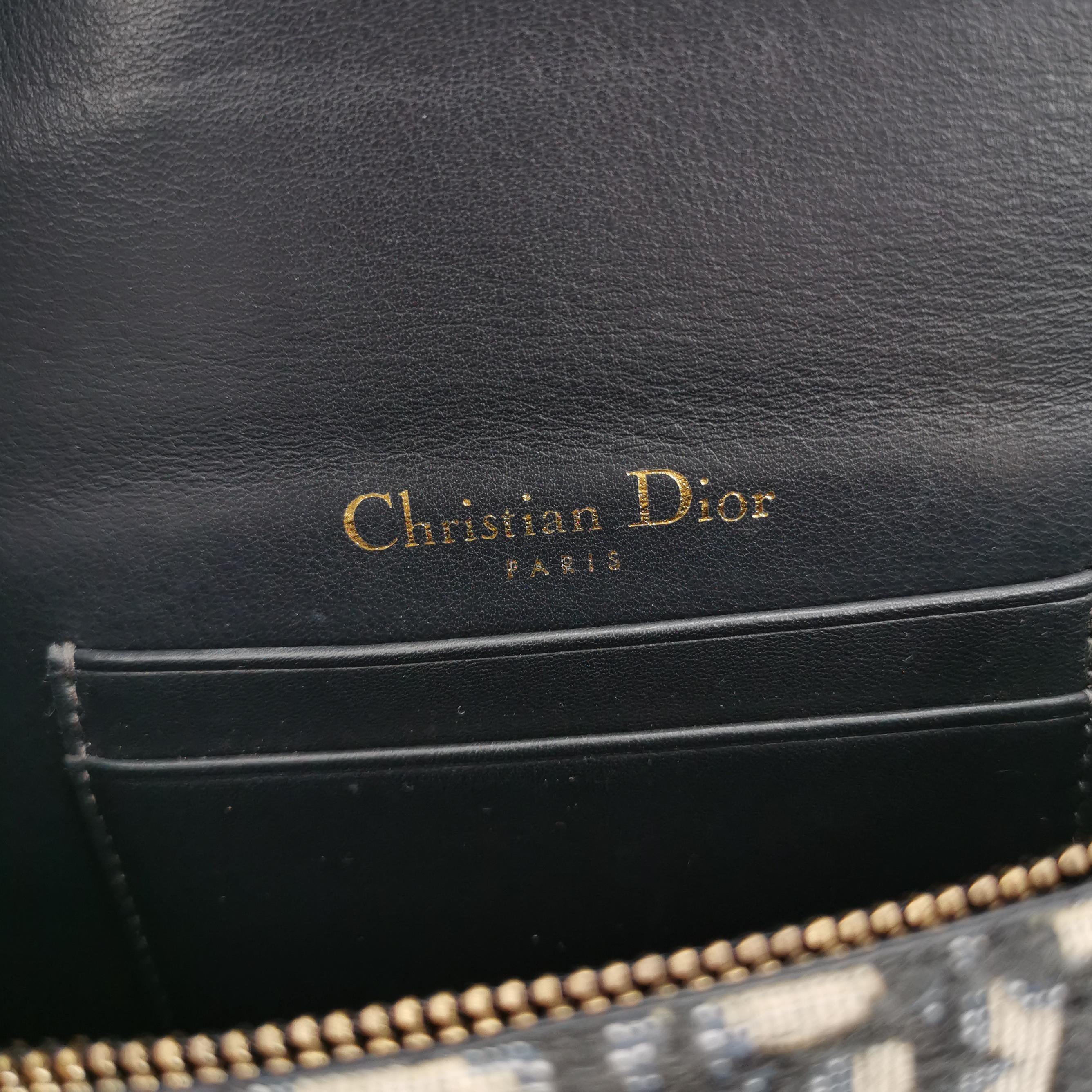 Christian Dior Saddle Rectangular Belt Bag Oblique Canvas