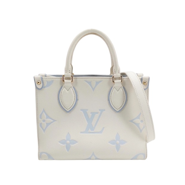 Louis Vuitton(LV) OnTheGo Tote Bicolor Monogram Empreinte Giant PM — pre-owned, Vierlot