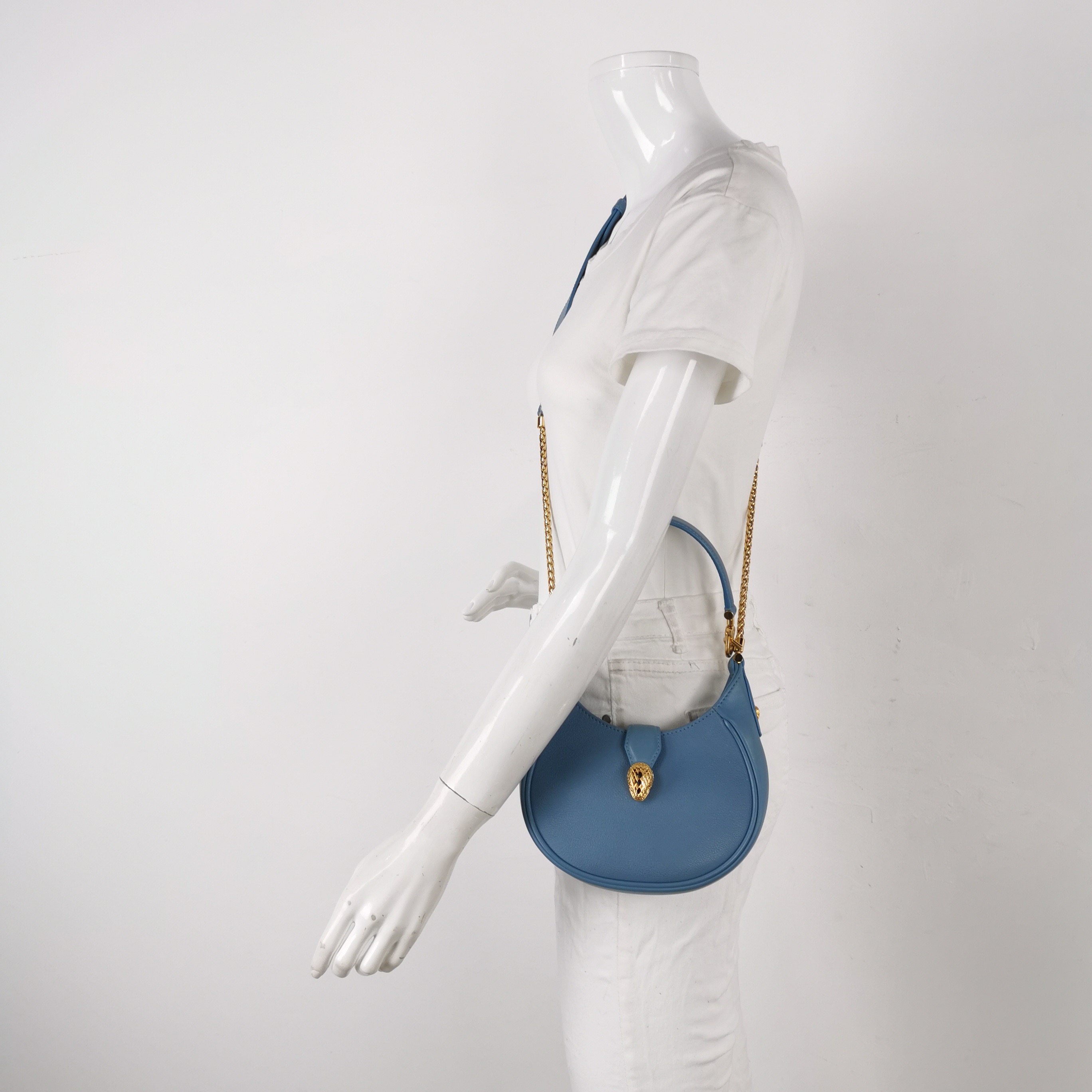 Bvlgari Serpenti Ellipse Crossbody Bag Leather Small — alternate view