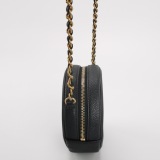 Chanel Filigree Round Clutch with Chain Quilted Caviar Mini — thumbnail 3
