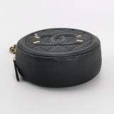 Chanel Filigree Round Clutch with Chain Quilted Caviar Mini — thumbnail 6