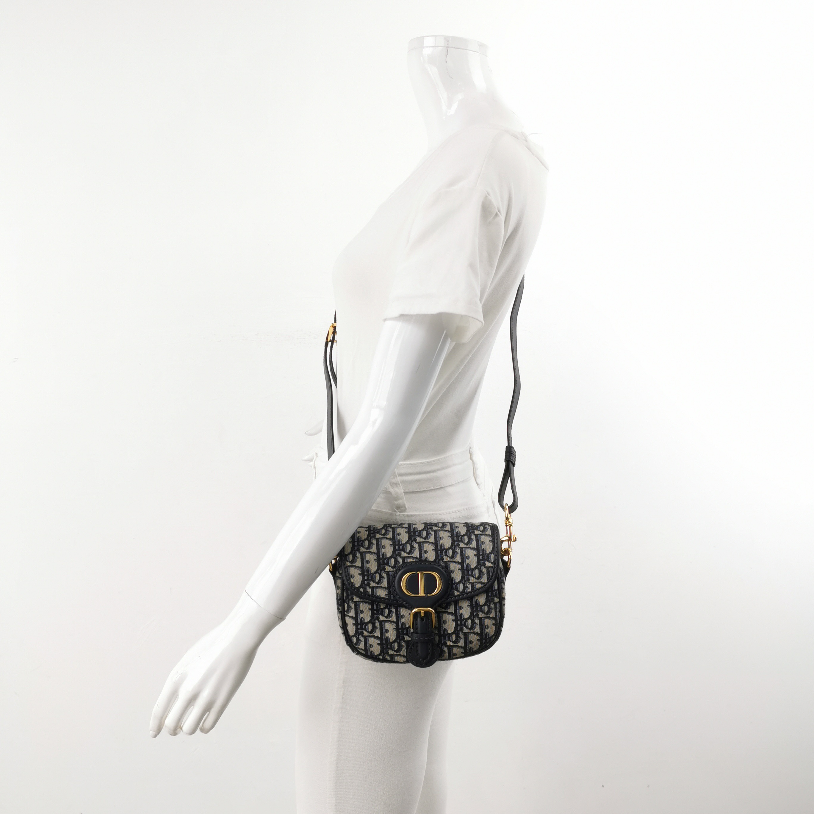 Christian Dior Bobby Flap Bag Oblique Canvas Small — alternate view